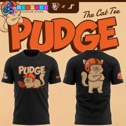 Black BGSU Football Pudge The Cat Shirt