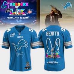 Detroit Lions Bad Bunny 2026 Super Bowl LX Football Jersey