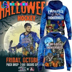 Evansville Thunderbolts Happy Halloween 2025 Special Hoodie