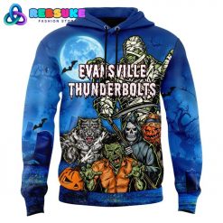 Evansville Thunderbolts Happy Halloween 2025 Special Hoodie