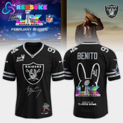 Las Vegas Raiders Bad Bunny 2026 Super Bowl LX Football Jersey