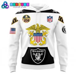 Las Vegas Raiders Navy 250th Birthday Celebration Night 2025 Hoodie