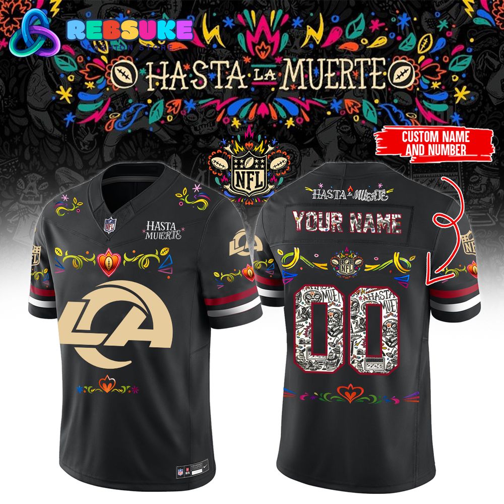 Los Angeles Rams x Hasta la Muerte 2025 Football Jersey