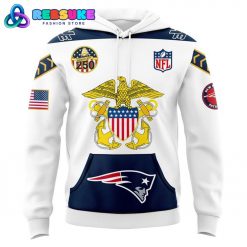 New England Patriots Navy 250th Birthday Celebration Night 2025 Hoodie
