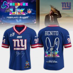 New York Giants Bad Bunny 2026 Super Bowl LX Football Jersey