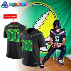 Oregon Ducks x Grateful Dead 2025 Customized Football Jersey
