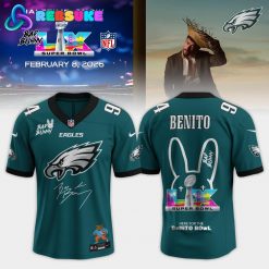 Philadelphia Eagles Bad Bunny 2026 Super Bowl LX Football Jersey
