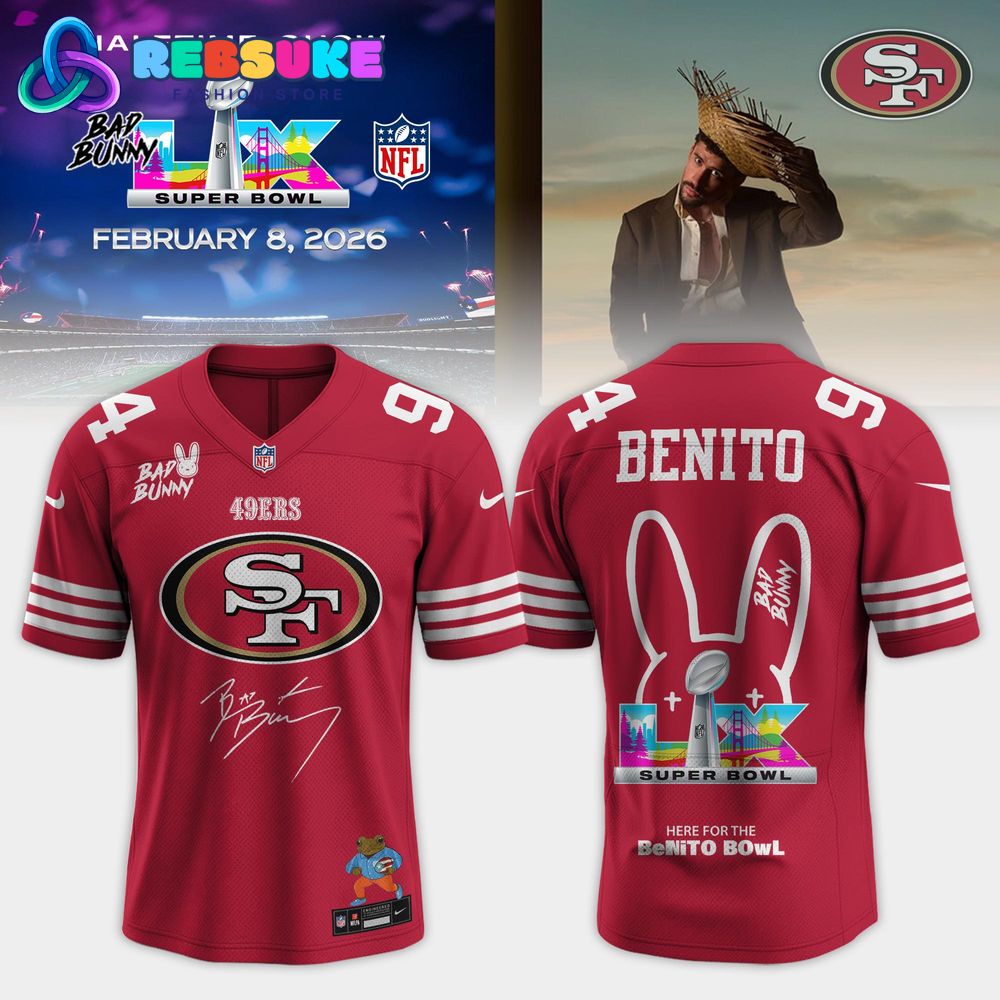San Francisco 49ers Bad Bunny 2026 Super Bowl LX Football Jersey