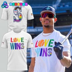 Seattle Mariners 2025 Spirit Day “Love Wins” Shirt