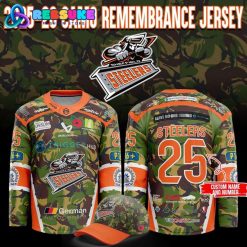 Sheffield Steelers 2025 Camo Remembrance Special Hockey Jersey