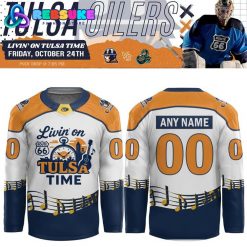 Tulsa Oilers “Livin’ on Tulsa Time” Limited Edition Hockey Jersey 2025