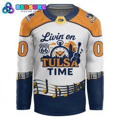 Tulsa Oilers “Livin’ on Tulsa Time” Limited Edition Hockey Jersey 2025