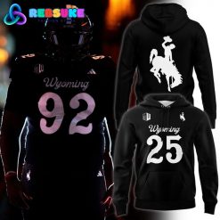 Wyoming Cowboys Dark Mode Black Special Hoodie 2025