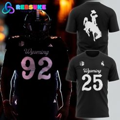 Wyoming Cowboys Dark Mode Black Special Shirt 2025