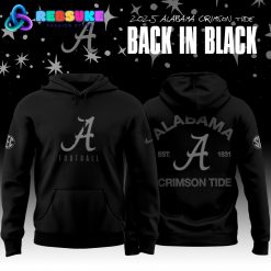 Alabama Crimson Tide x Back In Black 2025 Special Hoodie