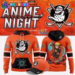 Anaheim Ducks ”Anime Night” Naruto Shippuden Hoodie Set 2025