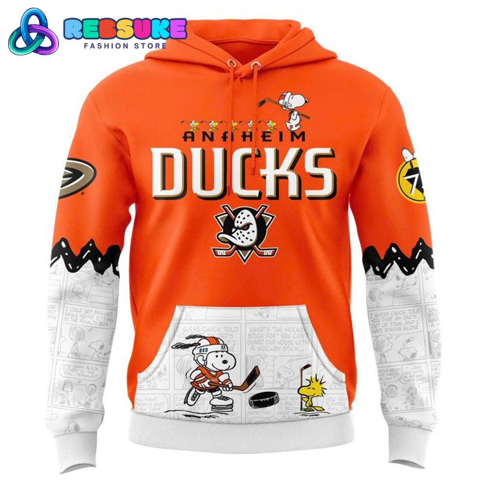 Anaheim Ducks x Peanuts Night Special Hoodie, Cap 2025 Anaheim Ducks x Peanuts Night Special Hoodie, Cap 2025