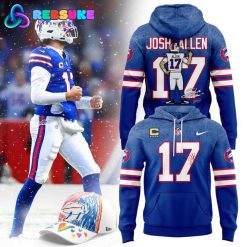 Buffalo Bills Josh Allen 17 Blue Limited Edition Hoodie, Cap Buffalo Bills Josh Allen 17 Blue Limited Edition Hoodie, Cap