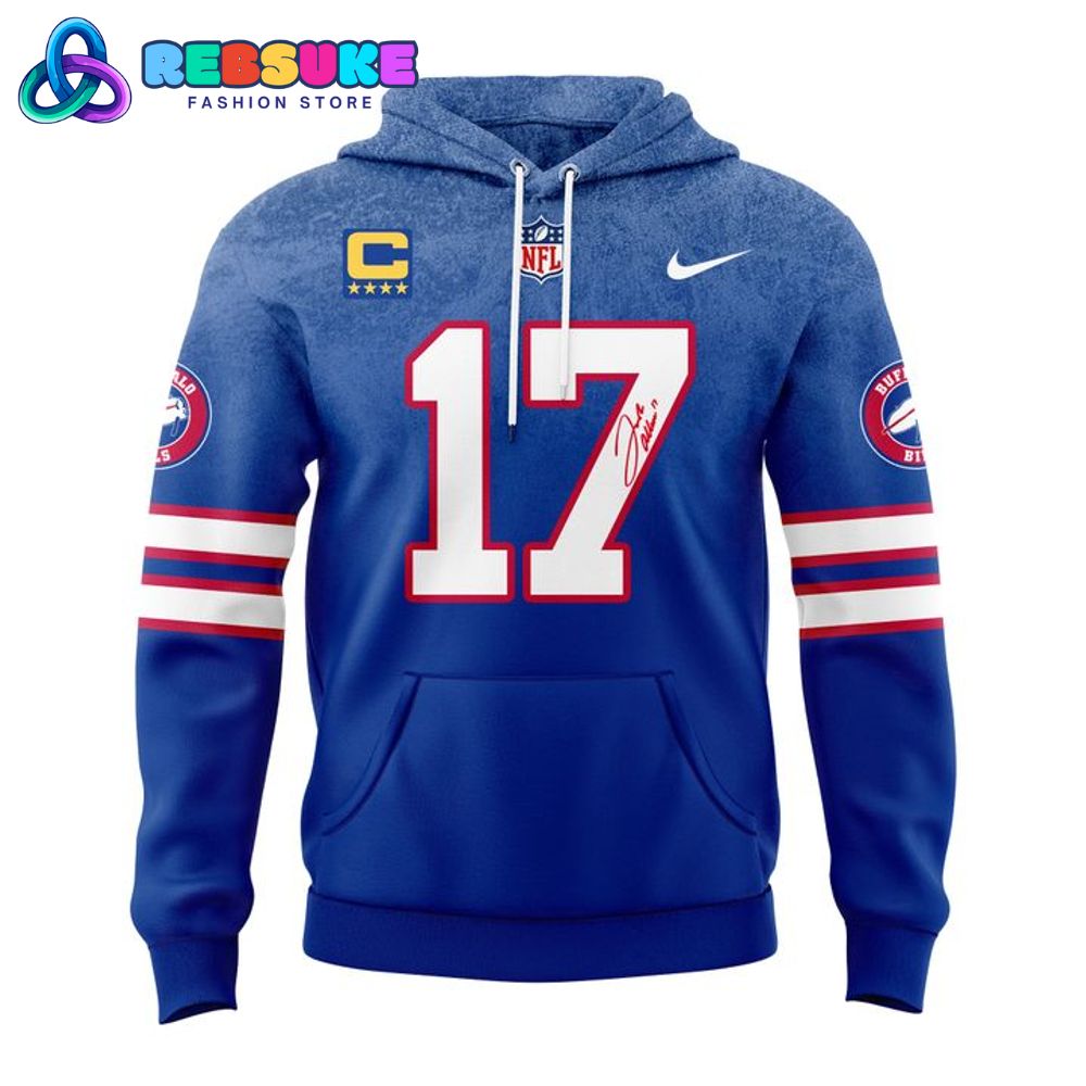 Buffalo Bills Josh Allen 17 Blue Limited Edition Hoodie, Cap Buffalo Bills Josh Allen 17 Blue Limited Edition Hoodie, Cap