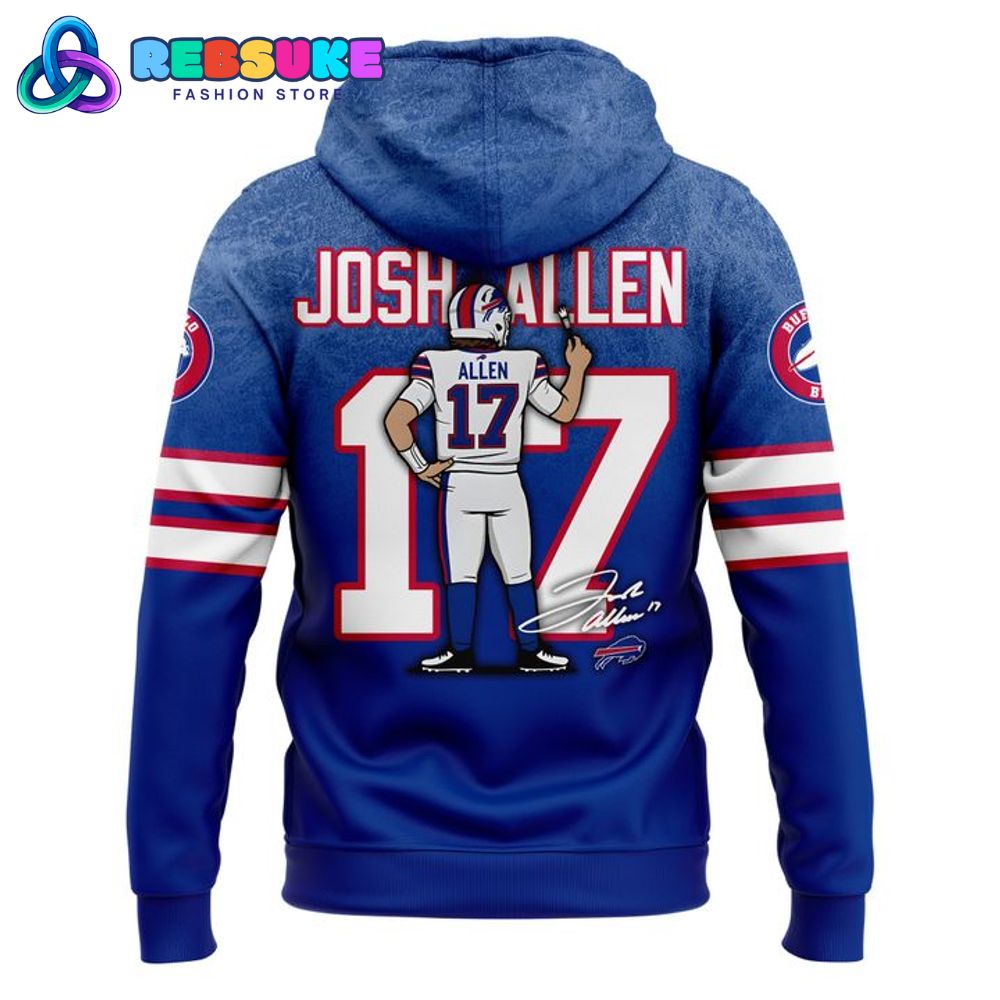 Buffalo Bills Josh Allen 17 Blue Limited Edition Hoodie, Cap Buffalo Bills Josh Allen 17 Blue Limited Edition Hoodie, Cap