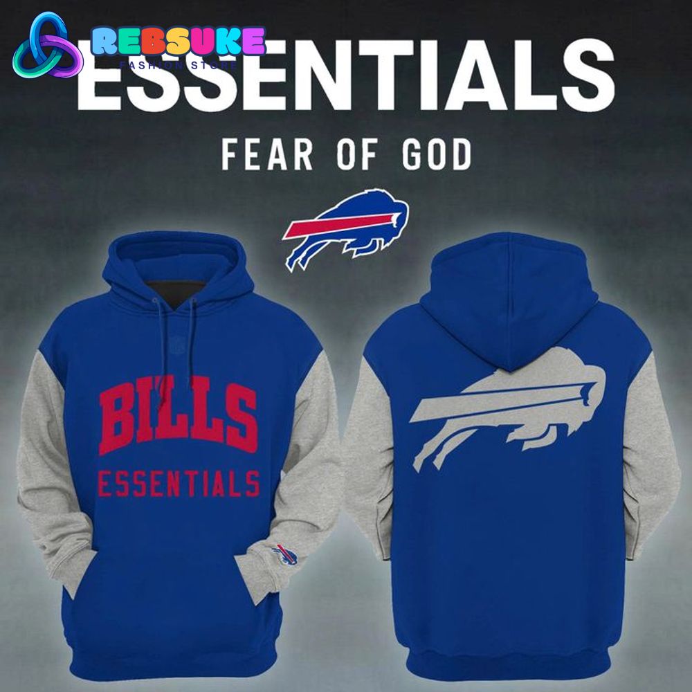 Buffalo Bills x Essentials Fear of God Hoodie Buffalo Bills x Essentials Fear of God Hoodie