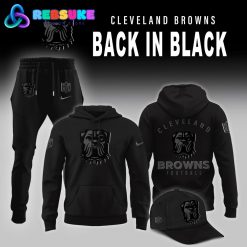 Cleveland Browns 2025 Back In Black Limited Edition Hoodie Set