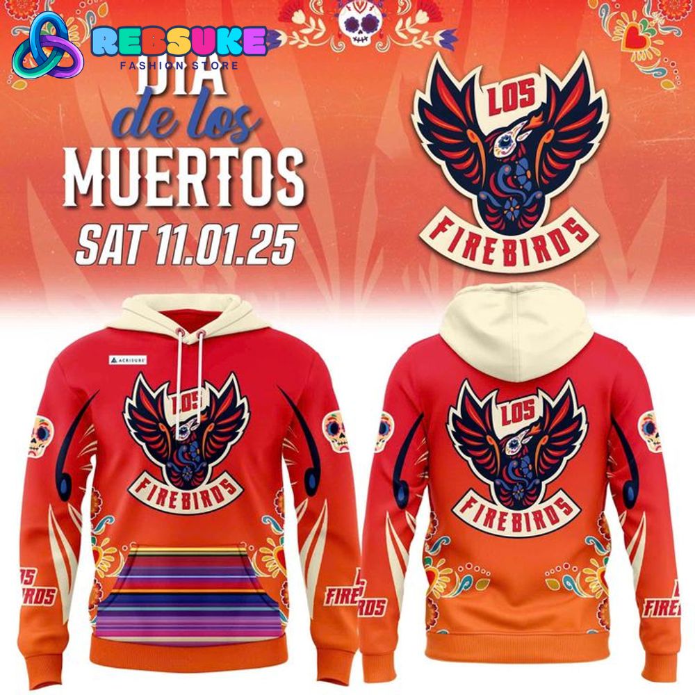 Coachella Valley Firebirds ''Día de Los Muertos'' Hoodie, Cap 2025 Coachella Valley Firebirds ''Día de Los Muertos'' Hoodie, Cap 2025