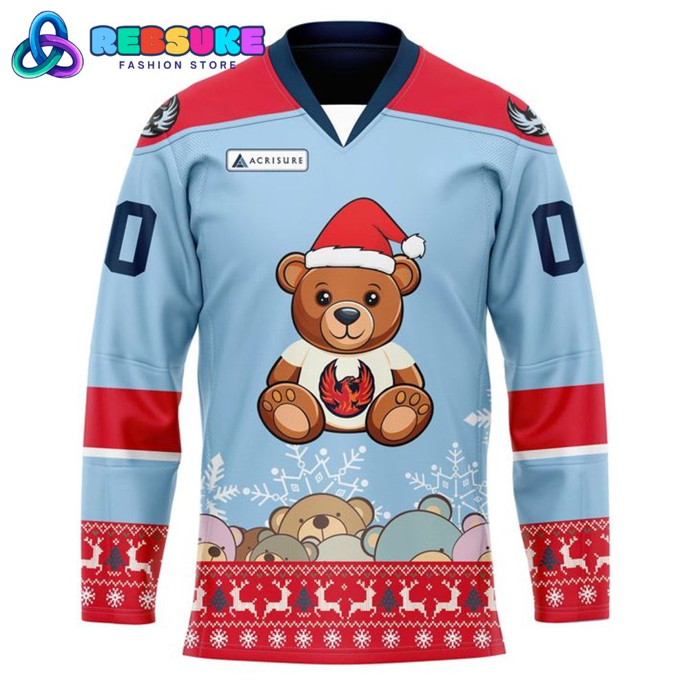 Coachella Valley Firebirds ''Teddy Bear Toss'' Hockey Jersey 2025 Coachella Valley Firebirds ''Teddy Bear Toss'' Hockey Jersey 2025