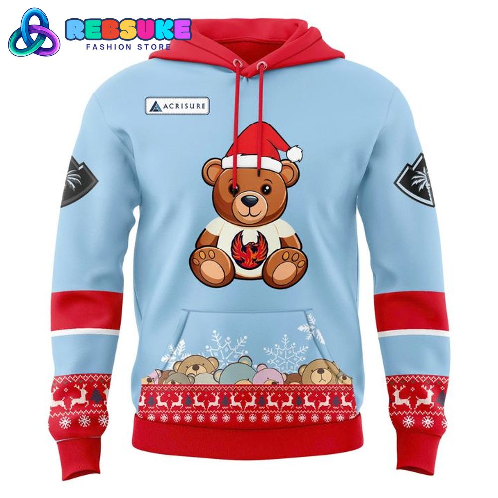 Coachella Valley Firebirds ''Teddy Bear Toss'' Hoodie, Cap 2025 Coachella Valley Firebirds ''Teddy Bear Toss'' Hoodie, Cap 2025