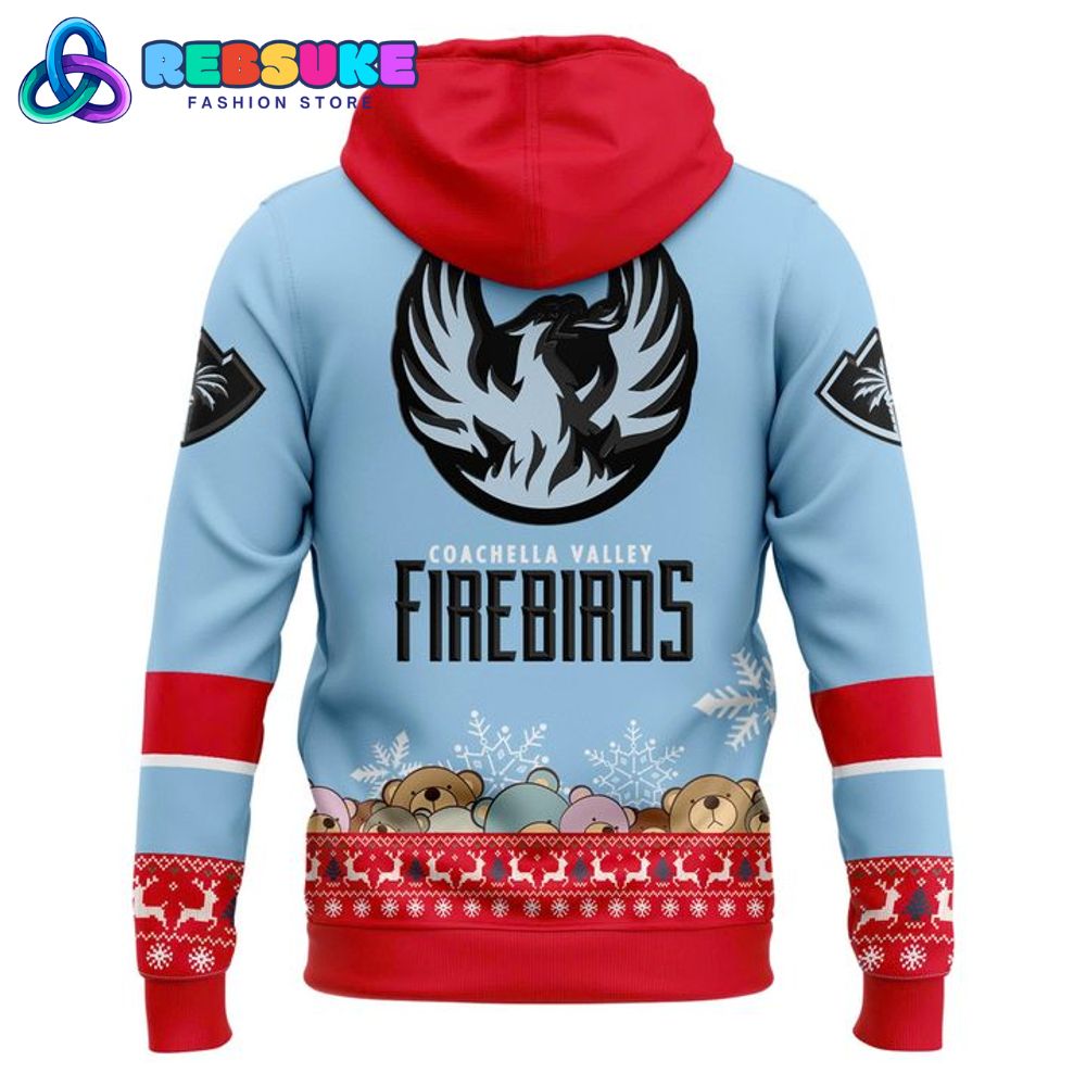 Coachella Valley Firebirds ''Teddy Bear Toss'' Hoodie, Cap 2025 Coachella Valley Firebirds ''Teddy Bear Toss'' Hoodie, Cap 2025