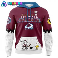 Colorado Avalanche x Peanuts Night Special Hoodie, Cap 2025