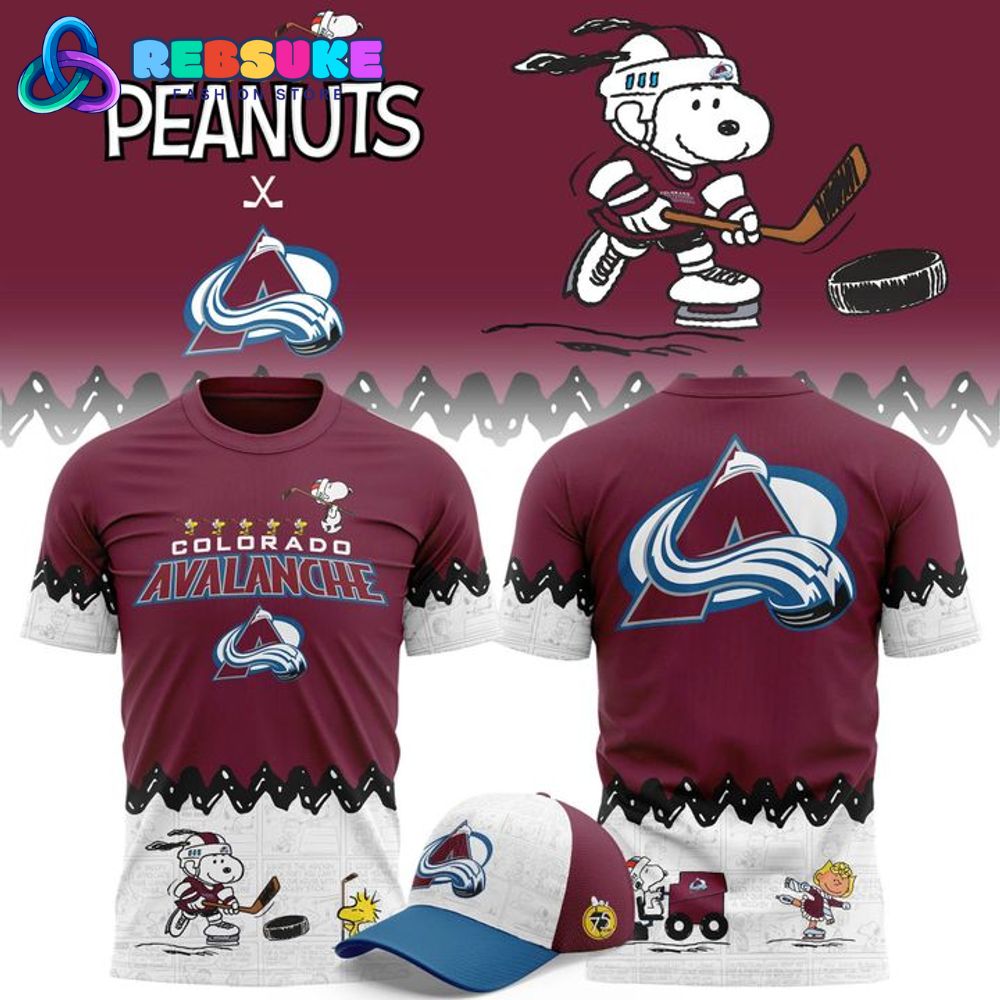 Colorado Avalanche x Peanuts Night Special Shirt 2025 Colorado Avalanche x Peanuts Night Special Shirt 2025