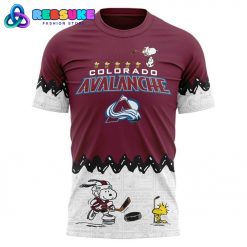 Colorado Avalanche x Peanuts Night Special Shirt 2025