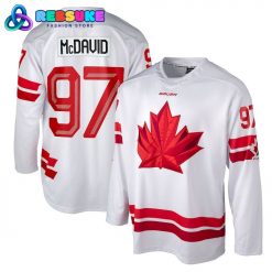 Connor McDavid Team Canada White 2026 Olympic Hockey Jersey