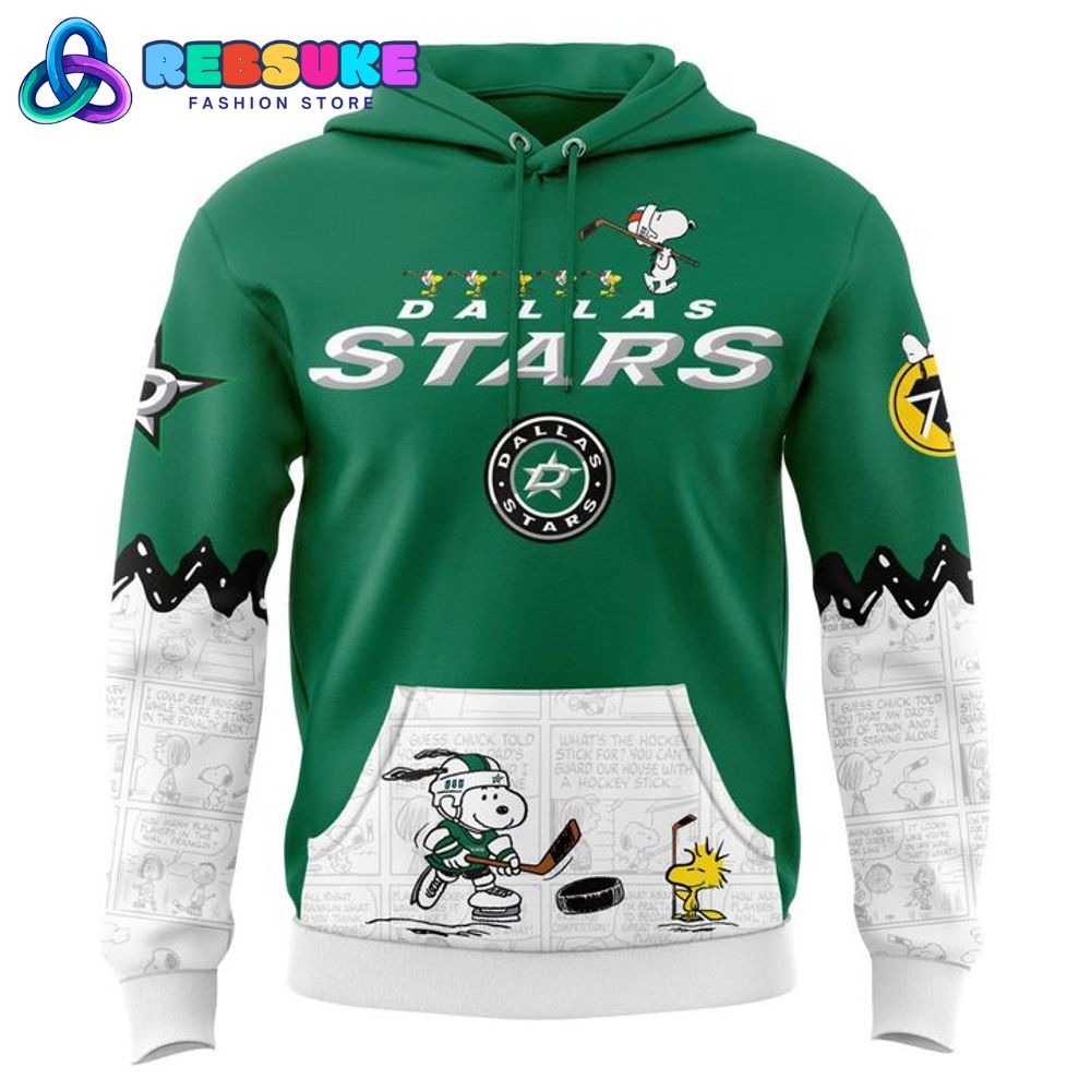 Dallas Stars x Peanuts Night Special Hoodie, Cap 2025 Dallas Stars x Peanuts Night Special Hoodie, Cap 2025