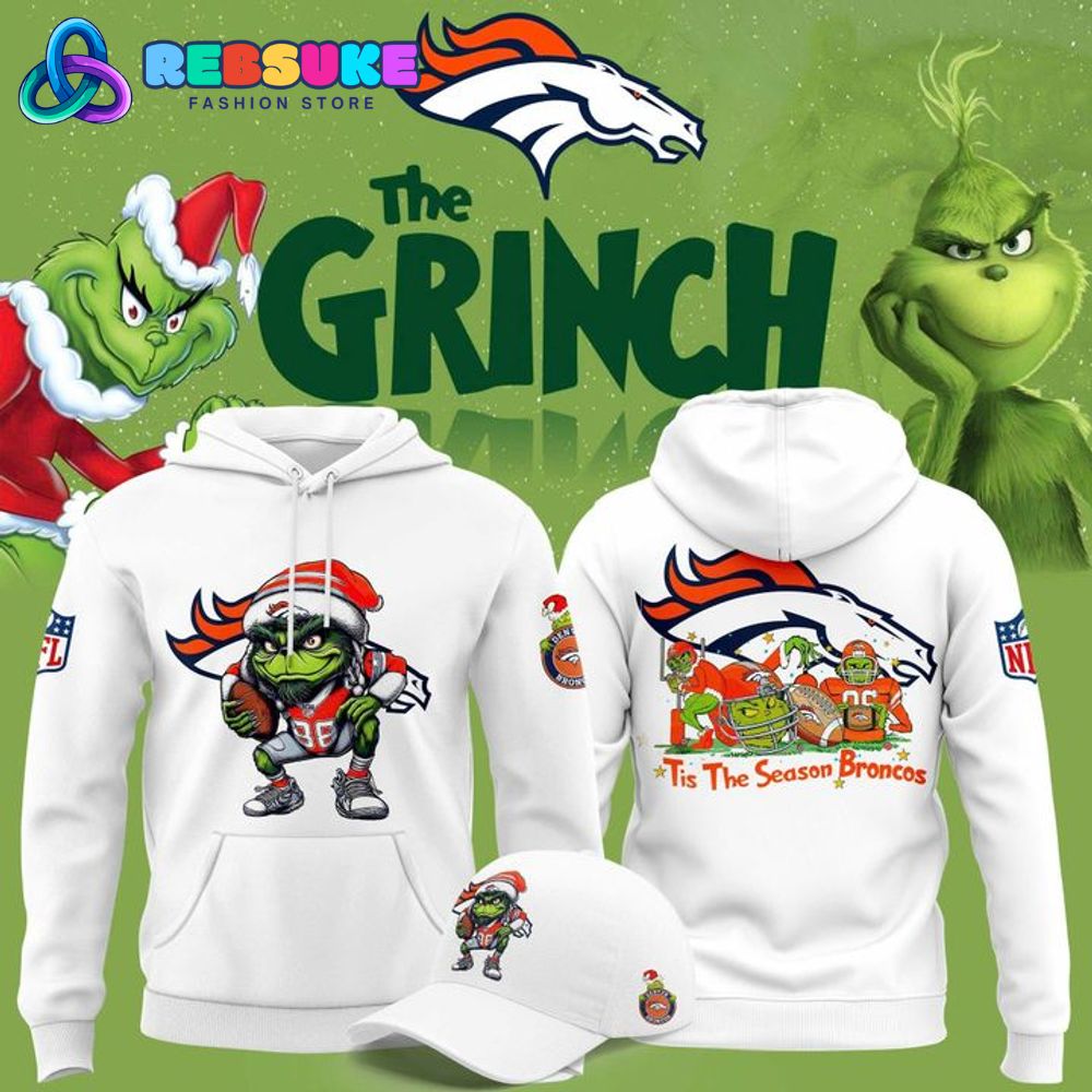 Denver Broncos x The Grinch Tis The Season 2025 Hoodie Denver Broncos x The Grinch Tis The Season 2025 Hoodie