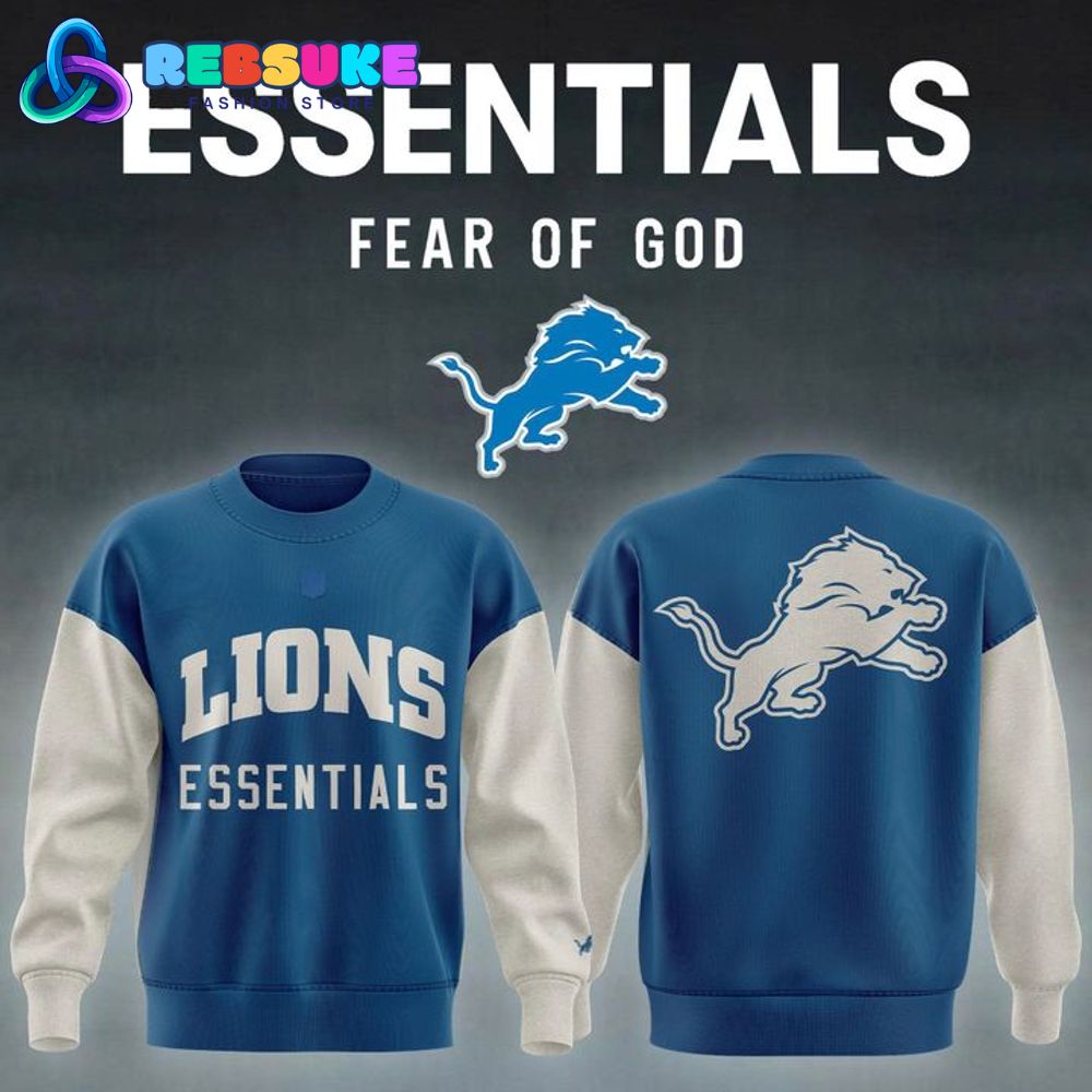 Detroit Lions x Essentials Fear of God Sweatshirt Detroit Lions x Essentials Fear of God Sweatshirt