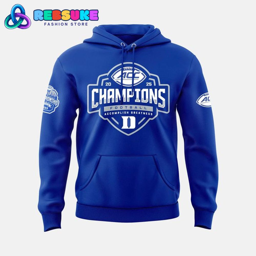 Duke Blue Devils Football ACC Champions Special Hoodie, Cap Duke Blue Devils Football ACC Champions Special Hoodie, Cap