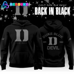 Duke Blue Devils x Back In Black 2025 Special Hoodie