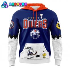 Edmonton Oilers x Peanuts Night Special Hoodie, Cap 2025
