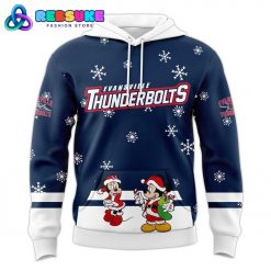 Evansville Thunderbolts x Mickey Merry Christmas 2025 Hoodie
