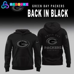 Green Bay Packers 2025 Back In Black Limited Edition Hoodie Set