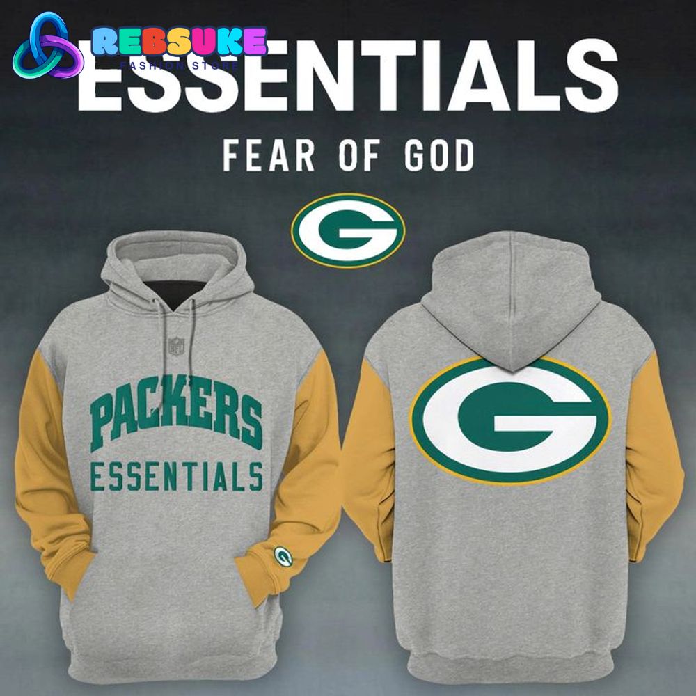Green Bay Packers x Essentials Fear of God Hoodie Green Bay Packers x Essentials Fear of God Hoodie