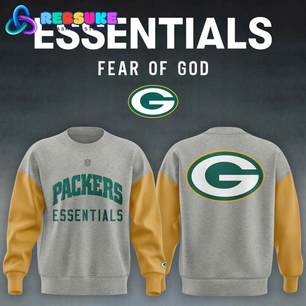 Green Bay Packers x Essentials Fear of God Sweatshirt Green Bay Packers x Essentials Fear of God Sweatshirt