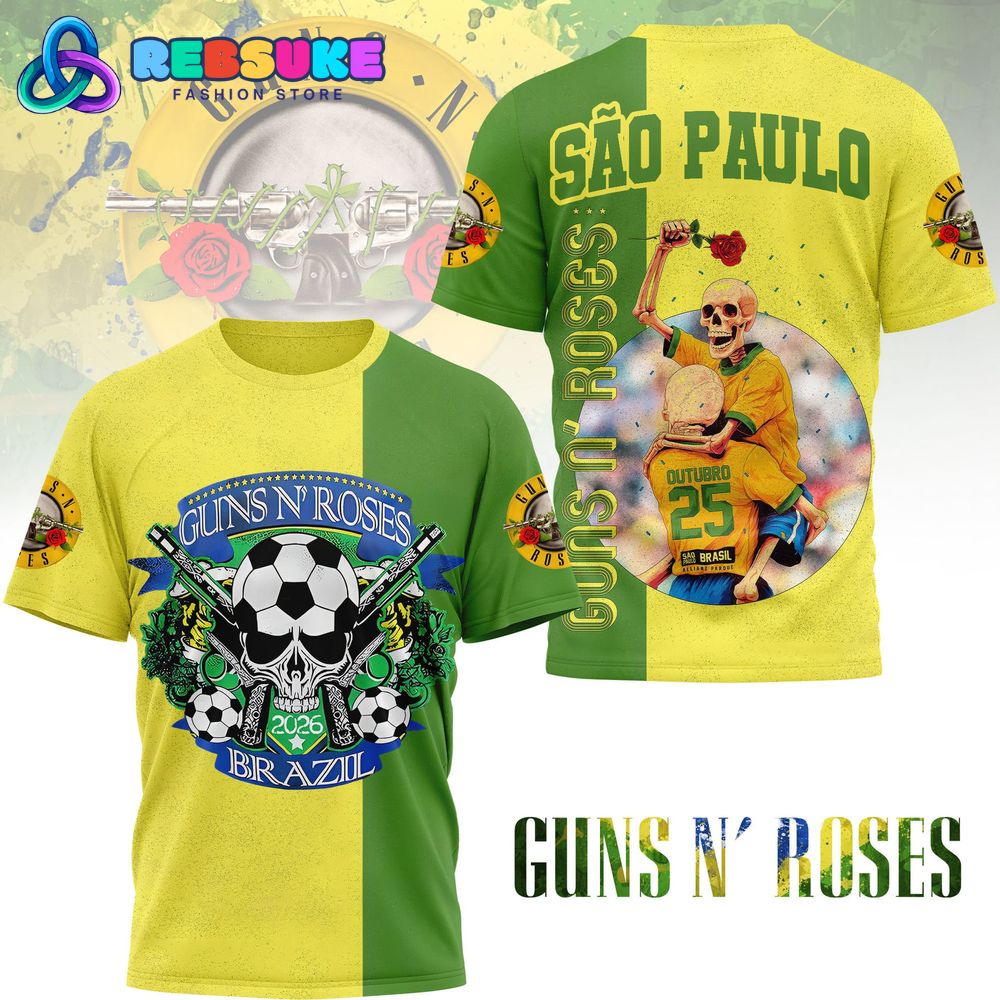 Guns N' Roses x São Paulo Brazil 2025 Special Shirt Guns N' Roses x São Paulo Brazil 2025 Special Shirt