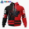 Hockey Canada Personalized Red Mix White 2026 Olympic Hoodie