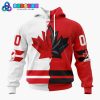 Hockey Canada Personalized Red Mix Black 2026 Olympic Hoodie