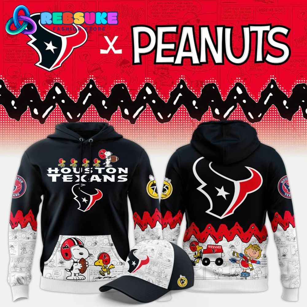 Houston Texans x Peanuts Night Special Hoodie, Cap 2025 Houston Texans x Peanuts Night Special Hoodie, Cap 2025