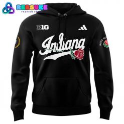 Indiana Hoosiers 2025 Rose Bowl Game Black Hoodie