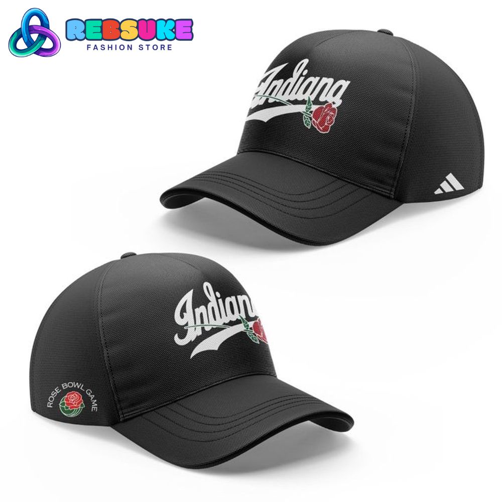 Indiana Hoosiers 2025 Rose Bowl Game Black Hoodie